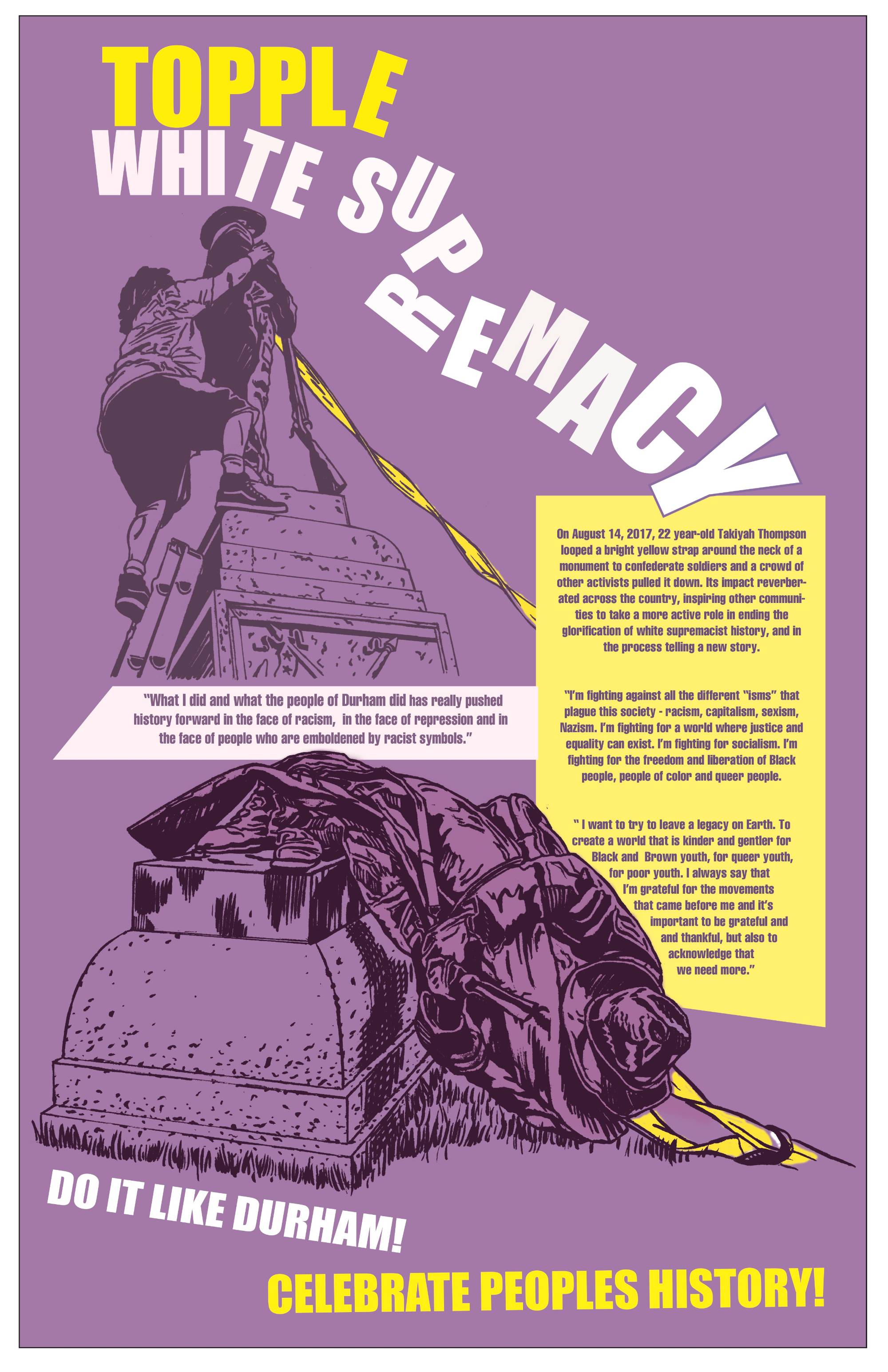 Yellow and Purple poster